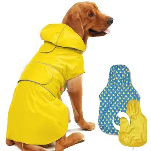 2024 manteau de pluie pour chien personnalisé imperméable pour petit moyen plus grand manteau de pluie de luxe pour chien