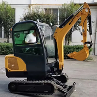 Accessoires pour mini-excavatrice de 0,8 tonne, service après-vente gratuit, prix de la mini-excavatrice avec cabine