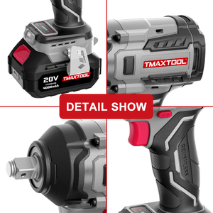 Pneumatici auto 850N.m 640Ft-lbs chiave <span class=keywords><strong>a</strong></span> percussione Cordless 1/2 pollici Brushless potenza impatto pistola 4.0Ah <span class=keywords><strong>batteria</strong></span> Driver elettrico - Product Image 2