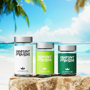 Wadah besar Label wadah Bakhoor botol pil obat 4 6 8oz stoples plastik kelas makanan dengan tutup penyimpanan aman untuk Herbal - Product Image 1