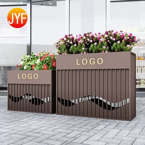 EL427 Luxury Stainless Steel <b>Flower</b> Pot for Hotel Mall Landscape Interior and Exterior Jardinera De Metal EL427 Stainless Steel - Product Image 6