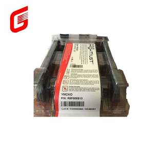 Ruban de couleur Primacy/<span class=keywords><strong>Zenius</strong></span>/Elypso YMCKO authentique de haute qualité <span class=keywords><strong>Evolis</strong></span> R5F008S14/ r5f008eaa - Product Image 1