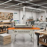 Production de contreplaqué 3,7 kW 220 V 1500x3000 mm Machines automatiques pour panneaux de bois avec moteur et boîte de vitesses