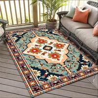Tapis en laine tressé et touffeté de luxe fait main, style ethnique léger, design classique européen, pour la maison, le salon, la table basse, le canapé, le lit