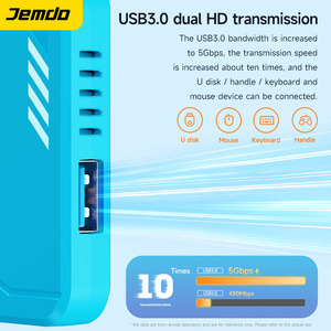 Station d'accueil <span class=keywords><strong>de</strong></span> capture Jemdo KSNP-608 5-en-1 pour Pro NS1, enregistrement HD 1080P 60Hz, boucle 4K, USB3.0, charge rapide PD100W, métal - Product Image 4