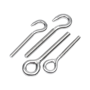 Herramientas de Ferretería, Tornillos, Nuevos Pernos de Acero Inoxidable 304 <span class=keywords><strong>con</strong></span> Tornillo, Gancho de Ojo de Cordero, Anillo Cerrado, Tornillos M4-M24 - Product Image 2