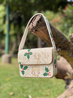 Sac à bandoulière de luxe écologique imperméable brodé de perles et de perles de rocaille pour la Saint-Valentin, idéal pour les fêtes et les cadeaux