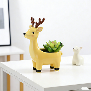 Pots en résine personnalisés, jardinières sur mesure, <span class=keywords><strong>statues</strong></span> d'animaux pour sculpture <span class=keywords><strong>de</strong></span> <span class=keywords><strong>jardin</strong></span>, figurines, produits ménagers - Product Image 6