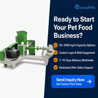 Machine extrudeuse de nourriture sèche pour animaux de compagnie de qualité industrielle pour la production de granulés d'aliments pour chats, ligne de production pour usage commercial