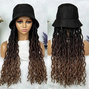 Hot Selling <strong>Braids</strong> <strong>Wig</strong> With Cap Hand Curly Ombre Hair Extensions <strong>Braid</strong> Crochet Twist Hair Afro Braided <strong>Wigs</strong> for Women - Product Image 3