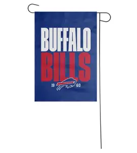 Dekorasi halaman bendera taman Tim Sepakbola Buffalo Bills kustom kualitas tinggi