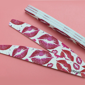 Cao đàn hồi chất lượng cao tốt Son môi in chuyên nghiệp Nail Salon thực hiện miếng bọt biển Nail tập tin - Product Image 5