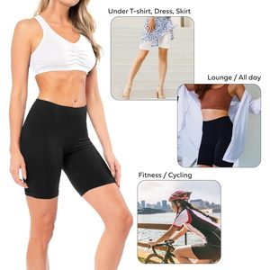 Shorts de Yoga para Mujer, Tipo Bóxer, Elásticos, Paquete Múltiple, Tejido Suave de Spandex y Nailon, Ajuste Sin Costuras para Entrenamiento y Fitness - Product Image 5