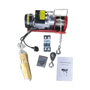 PA mini điện nhỏ Wire Rope động cơ hoist 1200kg 500kg 1000kg với không dây điều khiển từ xa