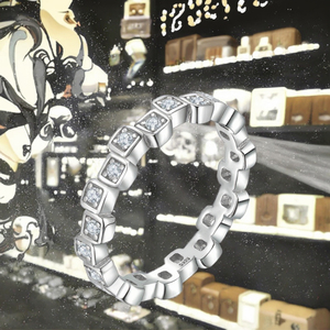 Bague d'engagement éternelle en argent sterling 925 et zircon, style hip-hop, haute qualité, certifiée CMA, pour mariage, fête, anniversaire, vente en gros - Product Image 3