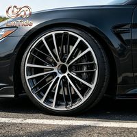 Rines de Aluminio Cóncavos Multirradio en Gris Metálico con Acabado Mecanizado, PCD y ET Personalizados para Mejora de Sedanes
