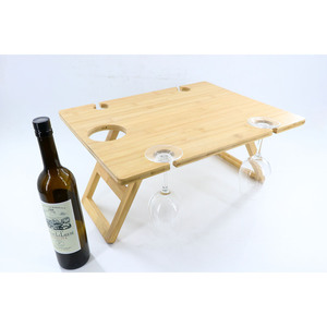 <b>Bamboo</b> outdoor square wine <b>table</b>, modern minimalist style, outdoor folding portable <b>bamboo</b> <b>table</b>, <b>bamboo</b> picnic <b>table</b>, snack - Product Image 5
