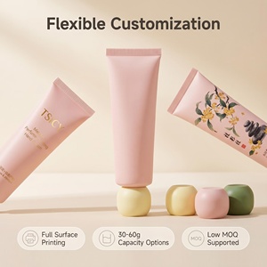 Emballage cosmétique <span class=keywords><strong>de</strong></span> luxe sur mesure, tube cosmétique mat irrégulier avec bouchon <span class=keywords><strong>à</strong></span> vis, embout fin, 30/40/50 ml, emballage pour crème pour les mains - Product Image 2