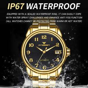 Reloj Mecánico de Lujo para Hombre Fngeen 6608, con Puntero Luminoso, Acrílico, Automático, Estilo Inglés, Resistente al Agua 3 ATM - Product Image 4