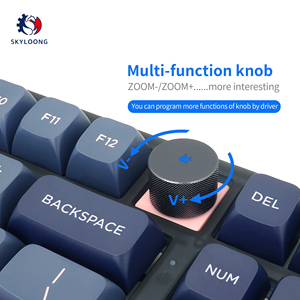 Skyloong gk980 có dây chơi Game bàn phím RGB Backlist <span class=keywords><strong>Gateron</strong></span> chuyển đổi cơ khí bàn phím gaminge nhà sản xuất - Product Image 6