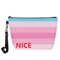Trousse de toilette personnalisée en similicuir PU motif arc-en-ciel pour personnes transgenres et gays, idéale pour les voyages, le rangement de produits de beauté à domicile et la vente en gros