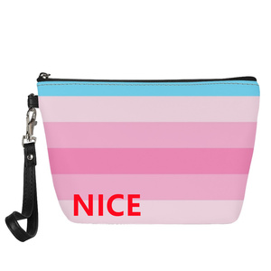 Trousse de toilette personnalisée en similicuir PU motif arc-en-ciel pour personnes transgenres et gays, idéale pour les voyages, le rangement de produits de beauté à domicile et la vente en gros - Product Image 6