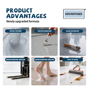 <span class=keywords><strong>Peinture</strong></span> époxy auto-nivelante effet marbre haute dureté anti-rayures, revêtement liquide pour sols en ciment - Product Image 4