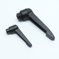 Vis à tête hexagonale à réglage facile, écrou de fixation, poignée en plastique M8*16 M8*20 M8*25, vis à poignée en acier, accessoires pour profilés en aluminium