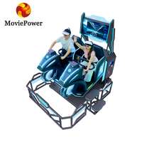 Machine d'arcade de tir à moto volante VR 9D MoviePower VR Storm Rider avec chaise VR en fibre de verre pour garderies et usage intérieur