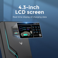 Estación de Carga Inteligente para Vehículos Eléctricos con Certificación UL, 22KW AC, Tipo 2, WiFi, RFID, OCPP, Pantalla LCD, Control por Aplicación, UKCA, IP65, WrightCharge