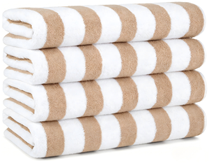 Serviette en coton éponge 100 % personnalisable avec logo, super absorbante, ultra douce et respectueuse de la peau, idéale pour la plage, le bain et l'hôtel – Offre Spéciale - Product Image 2
