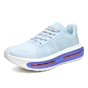 Chaussures de course respirantes en mesh pour hommes et femmes, qui brillent <span class=keywords><strong>dans</strong></span> <span class=keywords><strong>le</strong></span> <span class=keywords><strong>noir</strong></span>, avec coussin d'air intégral, confortables et robustes, pour la marche quotidienne et la remise en forme - Product Image 5