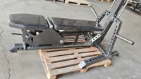 Banc de musculation 3-en-1 en acier, couleur personnalisée, pour press à la poitrine et aux épaules