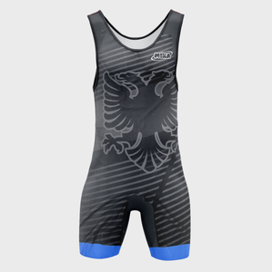 Топ сублимированный индивидуальный дизайн борцовские майки профессиональная дышащая Молодежная борцовская одежда - Product Image 3