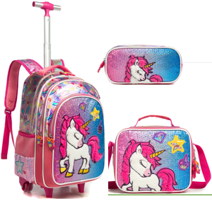 Bester Preis Hochwertige anpassbare bedruckte Cartoon-Rucksack-Set Verschleiß feste wasserdichte Schult asche für Schüler - Product Image 3