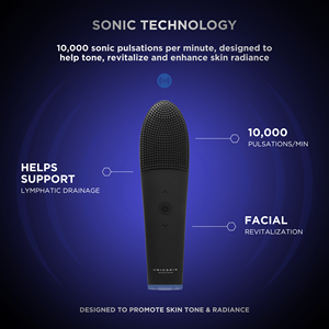Appareil facial triple action UNICTHERMO SONIC 2.0-UNICBLACK pour usage domestique : nettoie, tonifie et rajeunit le visage et le cou - Product Image 3