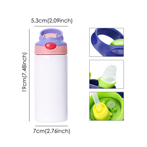 Novelty Gifts Skinny Straight Blank Printed Stainless Steel Tumblers <b>for</b> Sublimation with Lid and Straw - Product Image 5