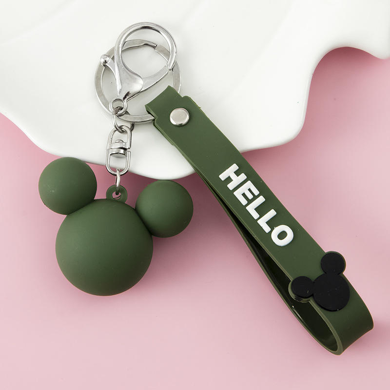 เชือกสีเขียวหัวมิกกี้สีเขียว