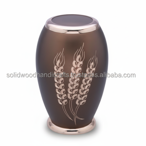 โกศใส่ศพสำหรับผู้ชายและผู้หญิงโกศใส่เถ้ากระดูกสำหรับผู้ใหญ่ตกแต่งทำด้วยมือ - Product Image 1