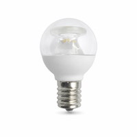 Mini ampoule LED globe E17 2,5W 4W 120V 230V CRI 90+ Dimmable 2700-6500K pour lanterne murale