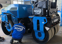 Rouleau compresseur Nivo 1 tonne 1,5 tonne 3 tonnes 4 tonnes 6 tonnes 10 tonnes 20 tonnes Série de rouleaux combinés à pneus Tambour avant Pneu arrière Compacteur ou pièces