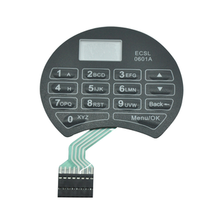 Custom 3*4 Buttons <b>Digital</b> Door <b>Lock</b> Membrane Keypad Switch Keyboard Flexkys Membrane Switch Flexkys - Product Image 1