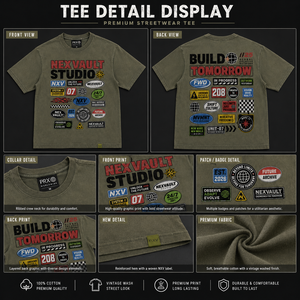 T-shirt OEM en coton <span class=keywords><strong>vert</strong></span> militaire, personnalisable, imprimé intégral, pour homme - Product Image 3