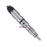 Inyector Common Rail 0445120377 C5307809 Bosch Serie CRIN3 24V DC 2000 Bar para Excavadora 8.9 QSL9.3, Repuestos