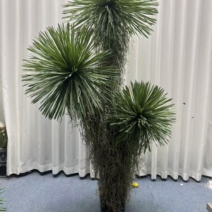 Arbre artificiel Yucca Dream Castle 200 cm+, plante paysagère en caoutchouc souple, verdure du désert - Product Image 3