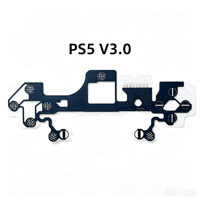 Film conducteur pour manette PS5, câble flexible pour boutons croisés LR V1/V2/V3, vert, pièces de réparation en plastique