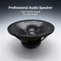 Haut-parleur de scène professionnel pour DJ avec aimant en néodyme et corps métallique, amplificateur de puissance 220W