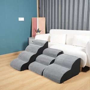 Dropshipping antideslizante esponja mascota perro escalera, cubierta exterior extraíble, escalones para perros escaleras para cama - Product Image 4