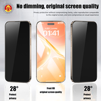 Aap Koning Glas 28 ° Privacy Gehard Glas Telefoon Scherm Bescherming Foriphone 17 Air/17 Pro/17 Pro Max Mobiele Telefoons Glazen Beschermer