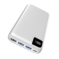 Vente chaude 10000mAh 10000mAh Business Usb 20W Charge rapide Mobile Powerbank Chargeur portable Power Bank